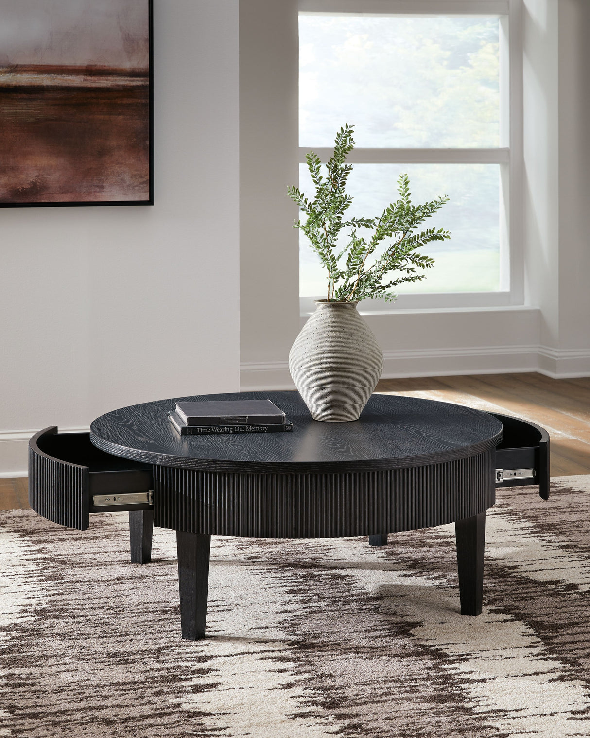 Marstream - Round Cocktail Table - Black