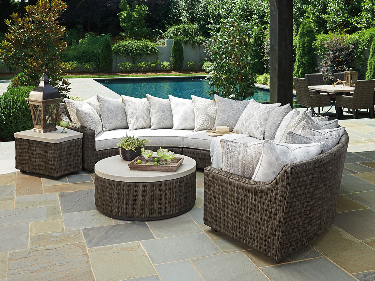 Cypress Point Ocean Terrace - Accent Table - Dark Brown