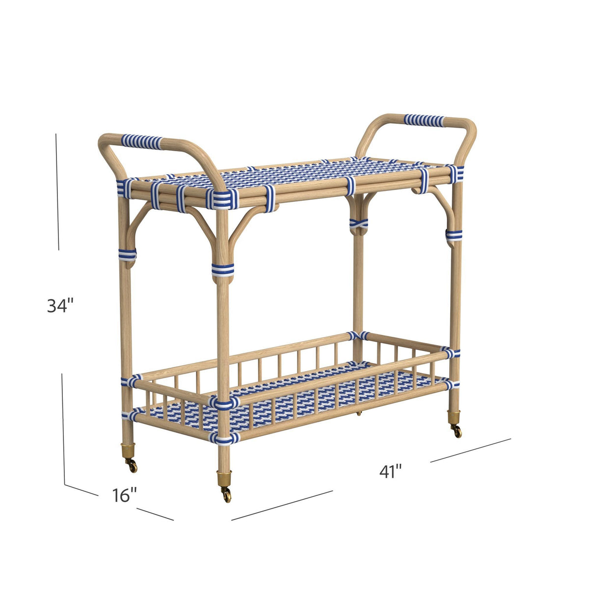 Ventana - Bar Cart - Blue