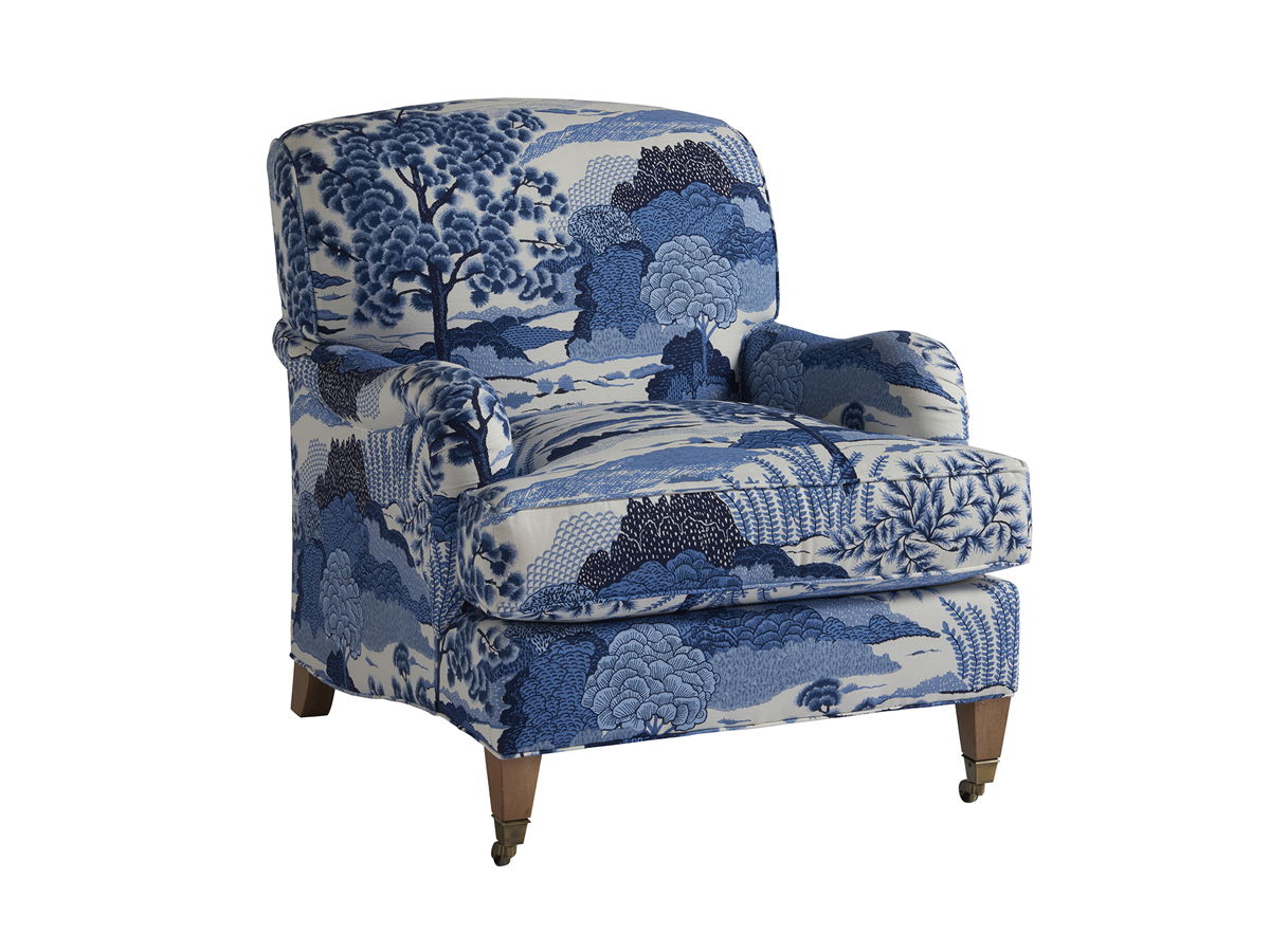 Barclay Butera Upholstery - Sydney Chair With Brass Caster