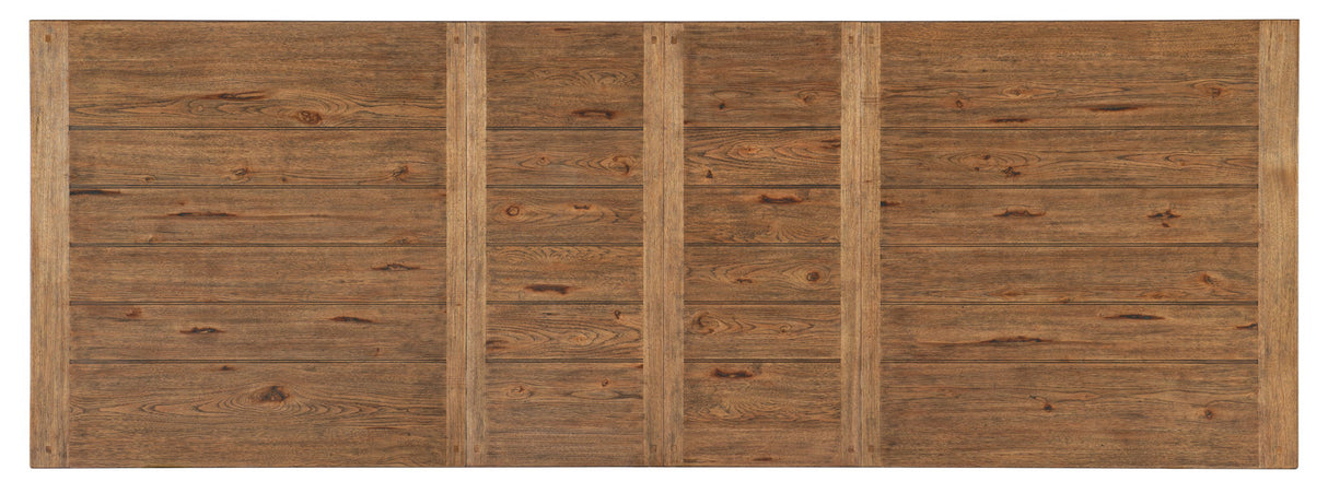 Big Sky - Trestle Dining Table With 2-20" Leaves - Light Brown