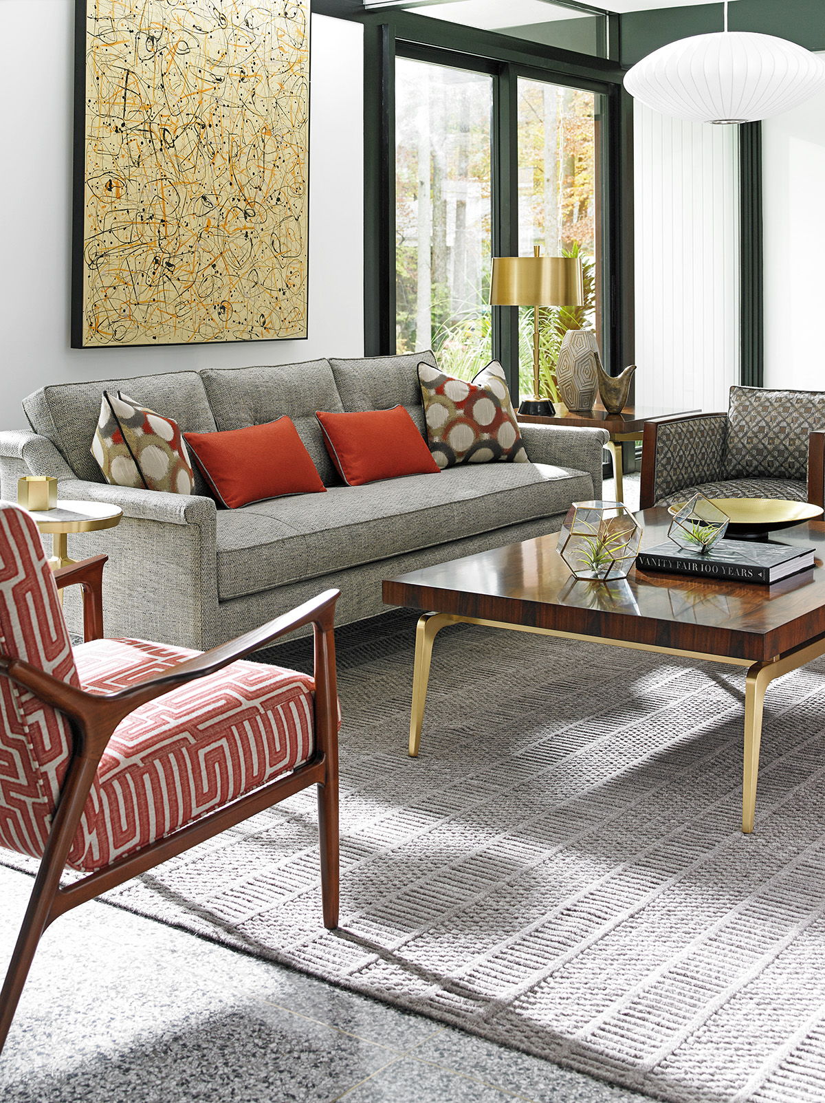 Lexington Upholstery - Whitehall Sofa - Gray