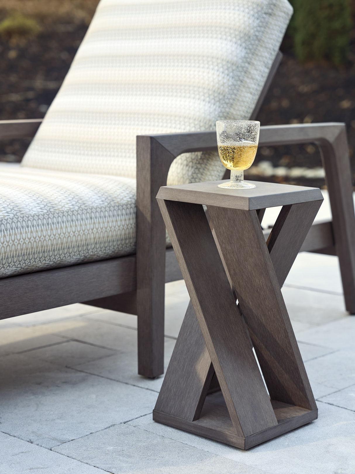 Mozambique - Accent Table - Dark Brown