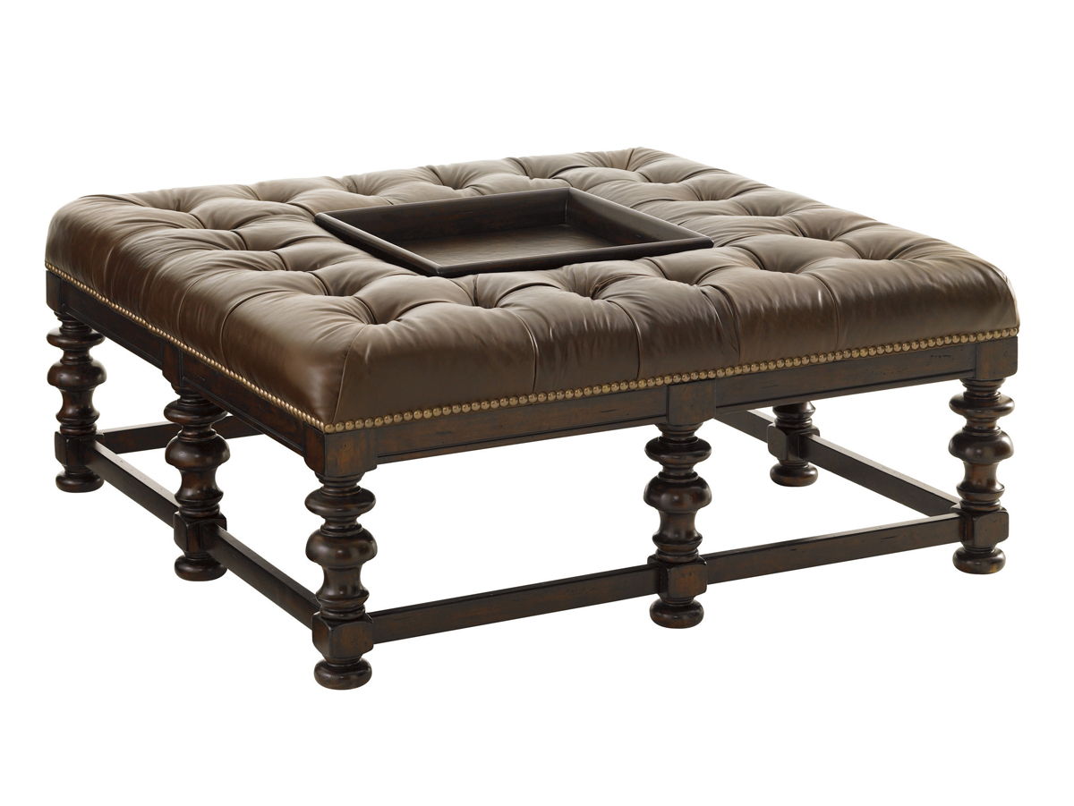 Tommy Bahama Upholstery - Heather Cocktail Ottoman