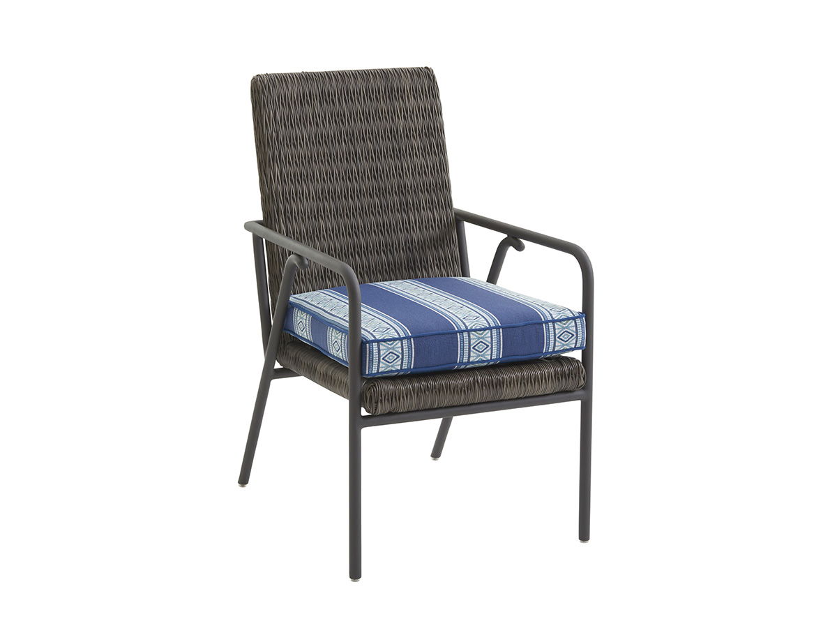 Cypress Point Ocean Terrace - Small Dining Chair - Dark Gray
