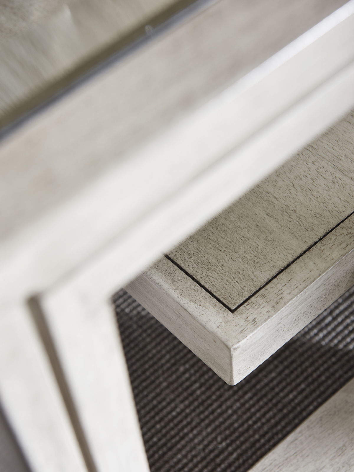 Oyster Bay - Saddlebrook Rectangular Cocktail Table - Pearl Silver