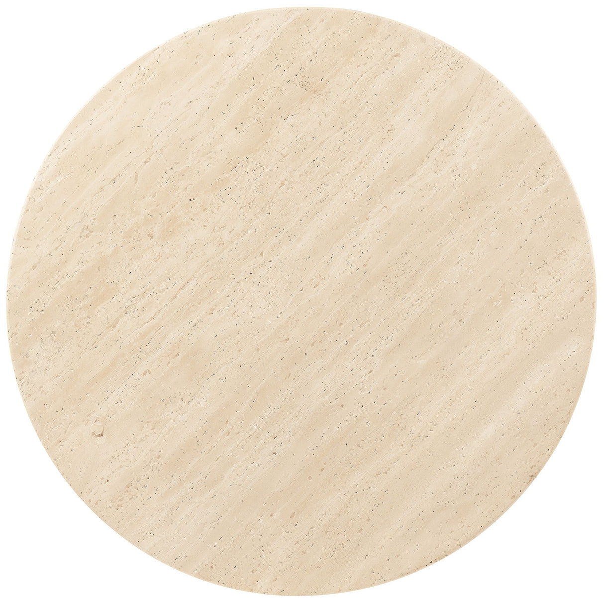 Driftwood - Round Side Table - Beige / Gray