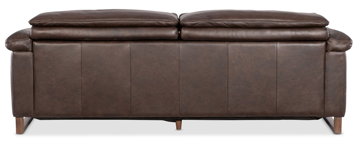 Jericho - Power Sofa With Power Headrest - Brown