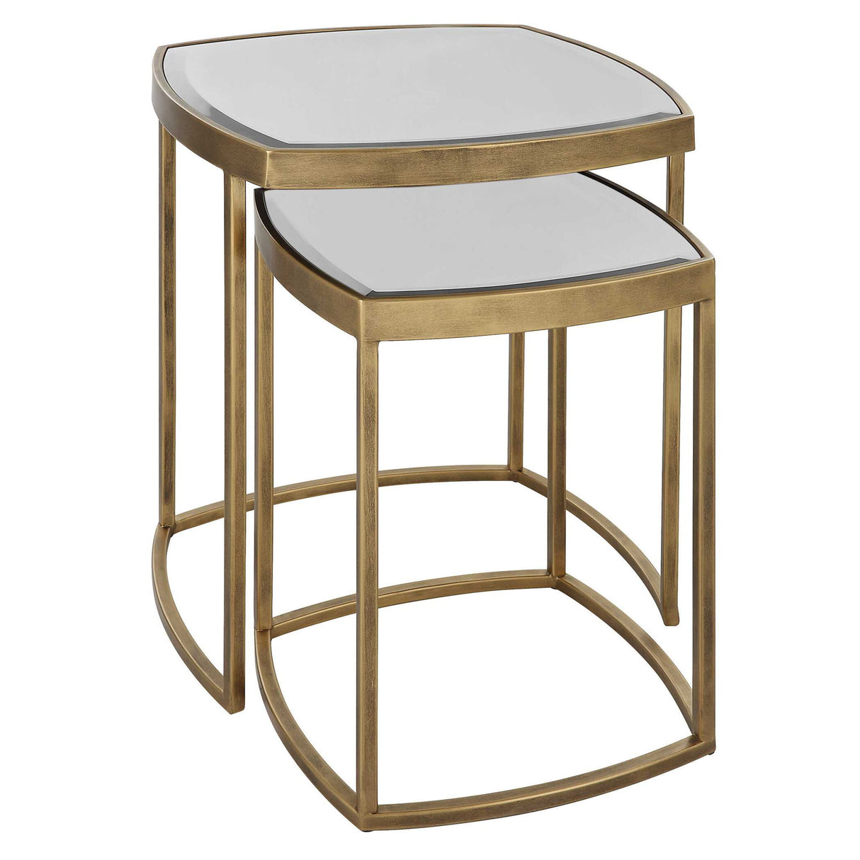 Vista - Nesting Tables (Set of 2) - Gold