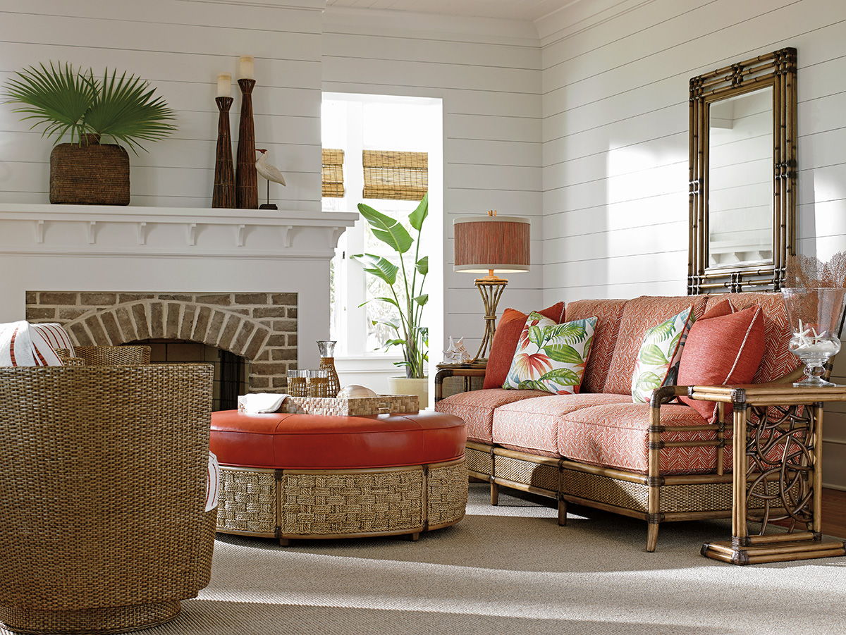 Twin Palms - Angler Accent Table - Light Brown