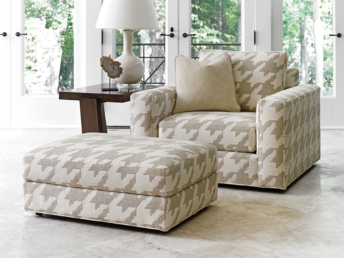 Laurel Canyon - Bellvue Ottoman - Beige