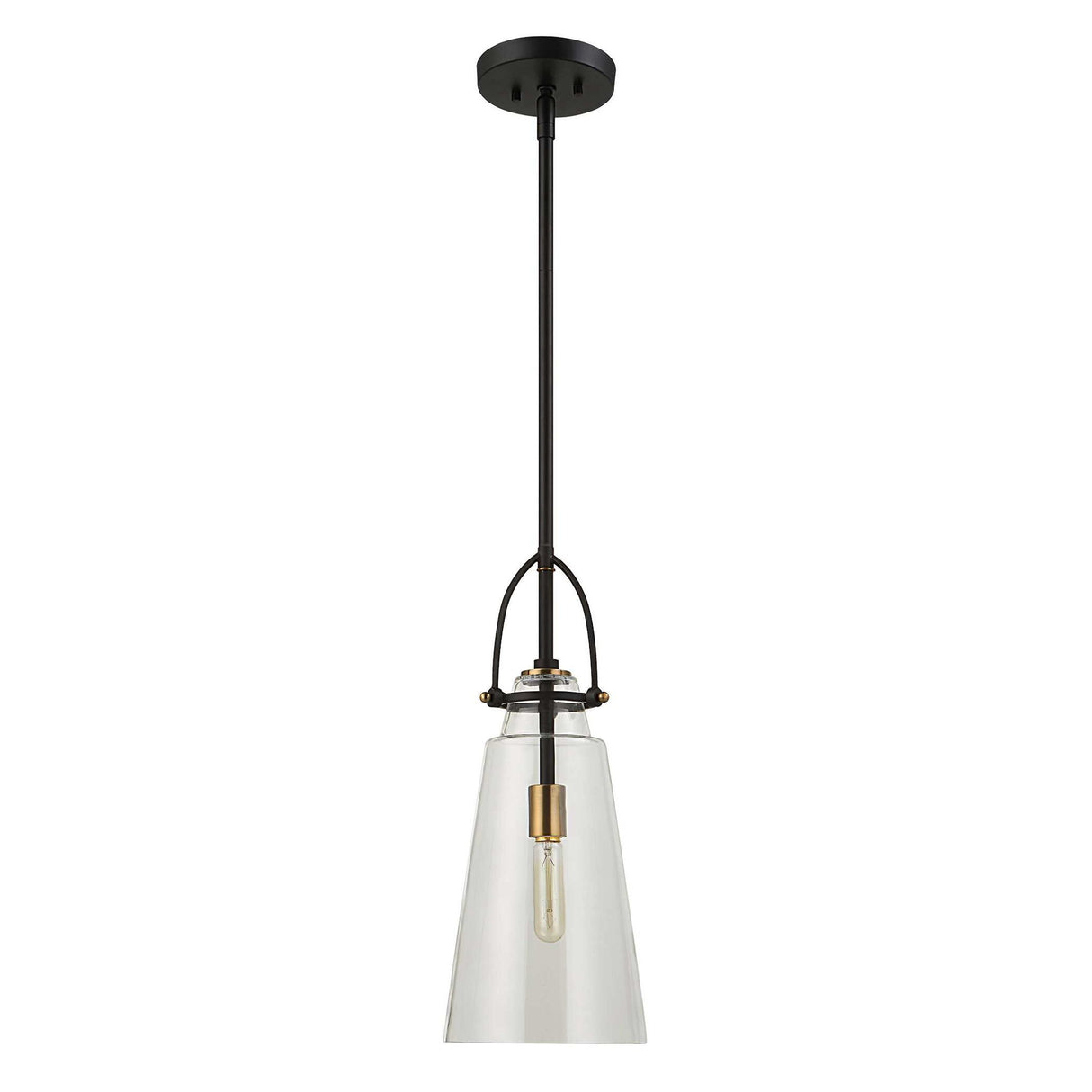 Saugus - Industrial 1 Light Pendant - White