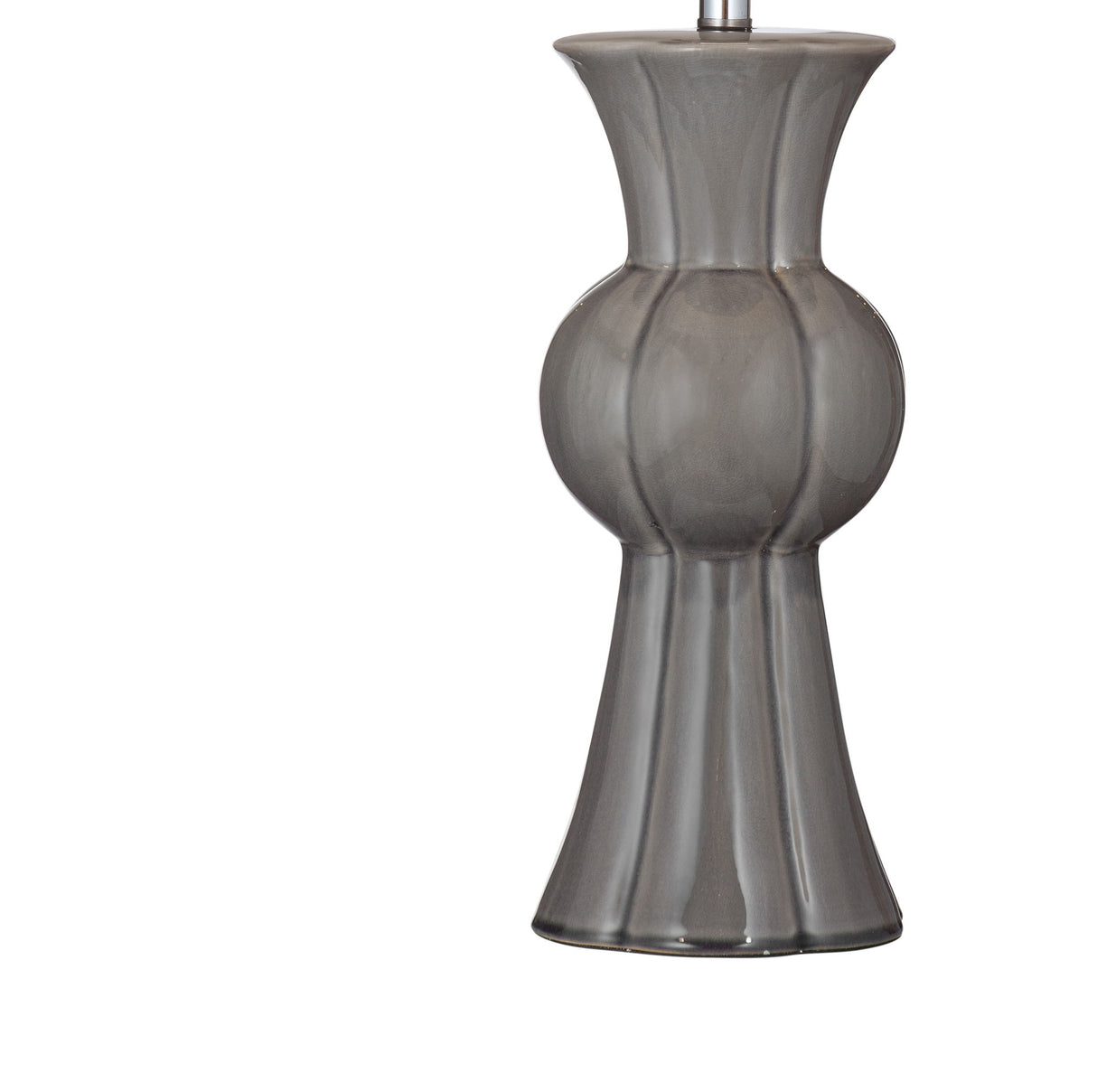 Orillia - Table Lamp - Gray / White