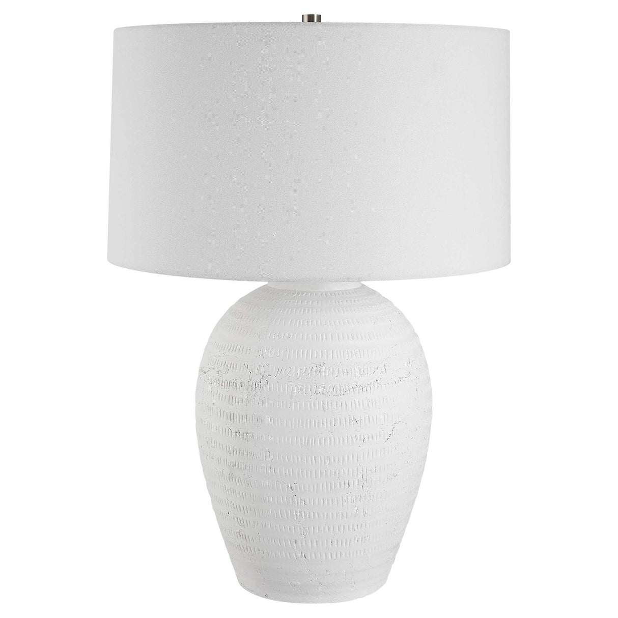 Reyna - Chalk Table Lamp - White