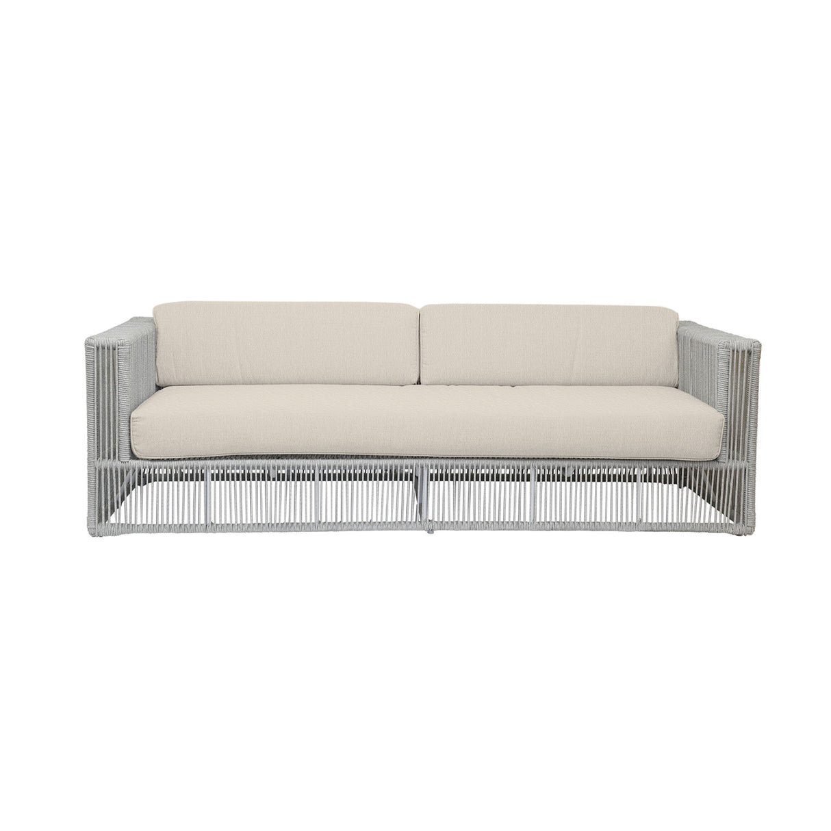 Miami - Sofa, With Self Welt - Echo Ash / Pearl Silver