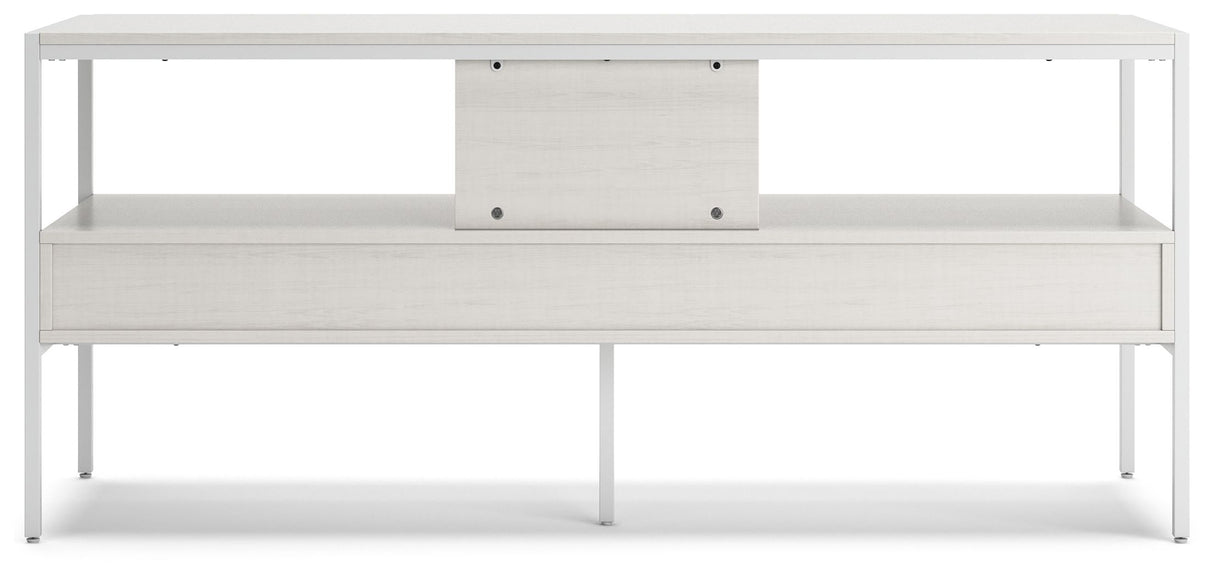 Deznee - Large TV Stand - White