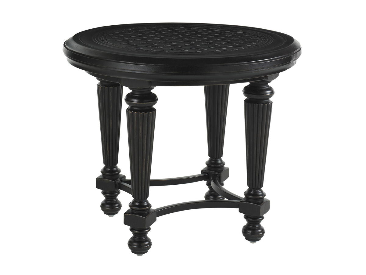 Kingstown Sedona - Round End Table - Black