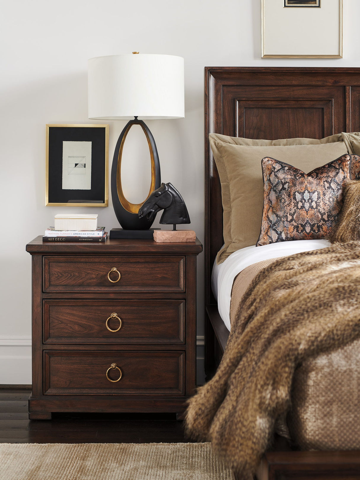 Silverado - Napa Nightstand - Dark Brown