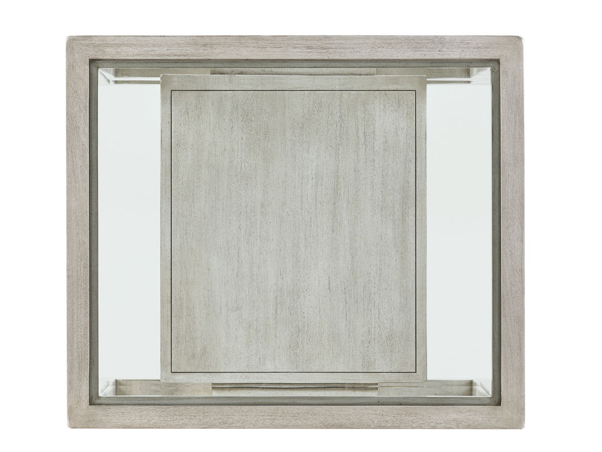 Oyster Bay - Harper End Table - Pearl Silver