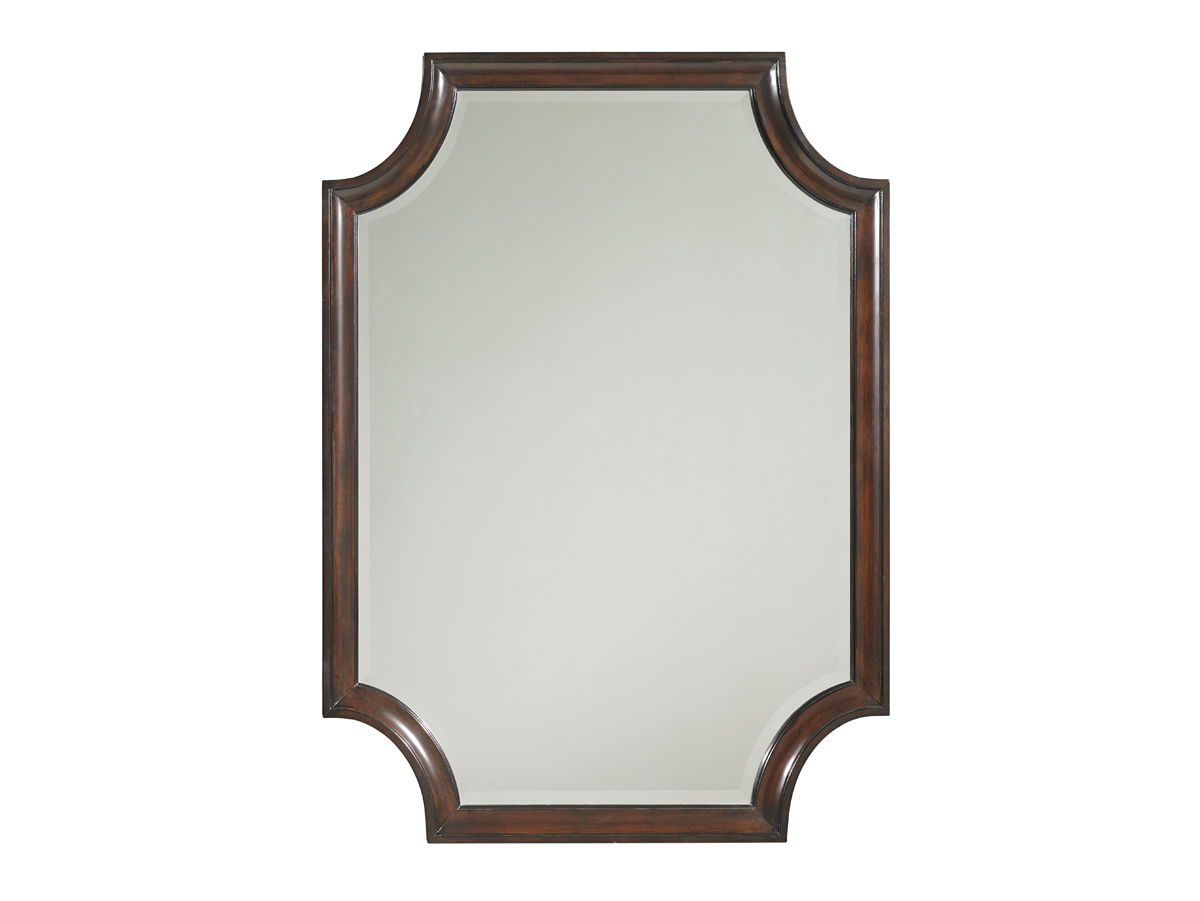 Kensington Place - Catalina Rectangular Mirror - Dark Brown