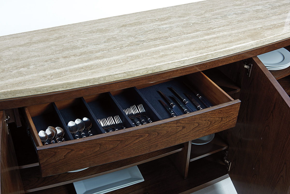 Laurel Canyon - Mariposa Buffet - Dark Brown