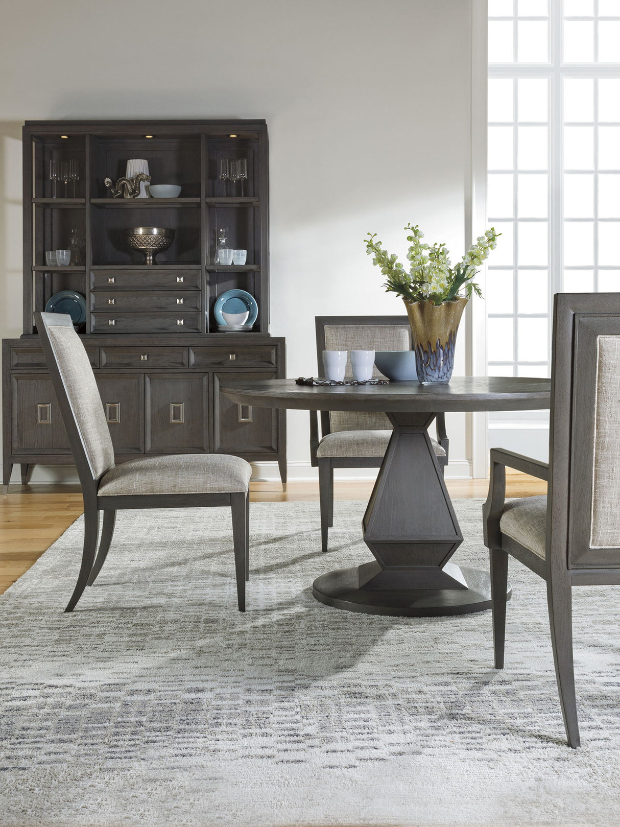 Appellation - Round Dining Table - Dark Gray
