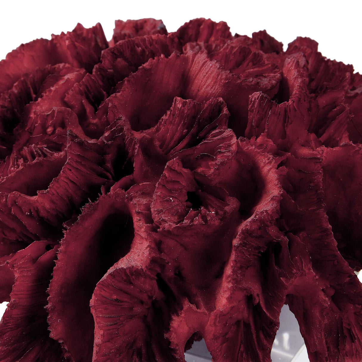 Red Coral Cluster - Sculpture - Red