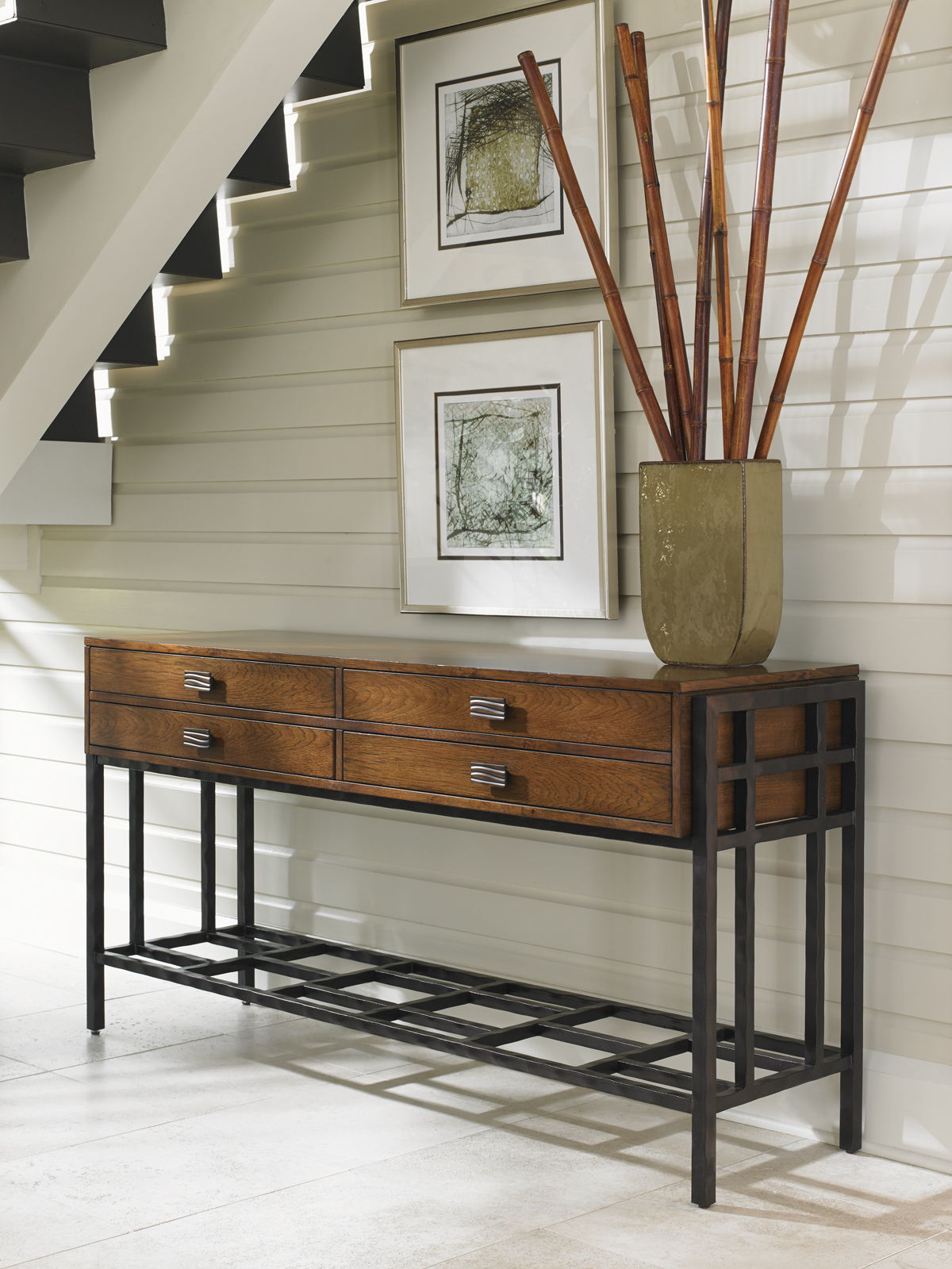 Island Fusion - Saipan Sideboard - Dark Brown