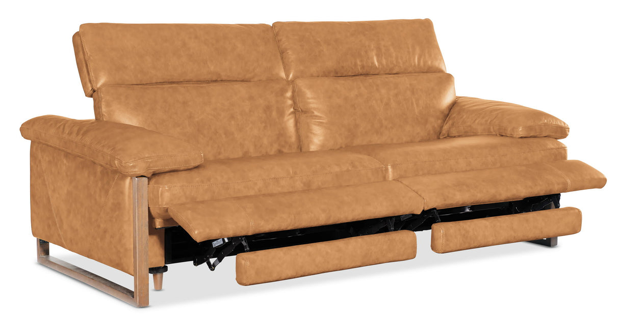 Jericho - Power Sofa With Power Headrest - Brown