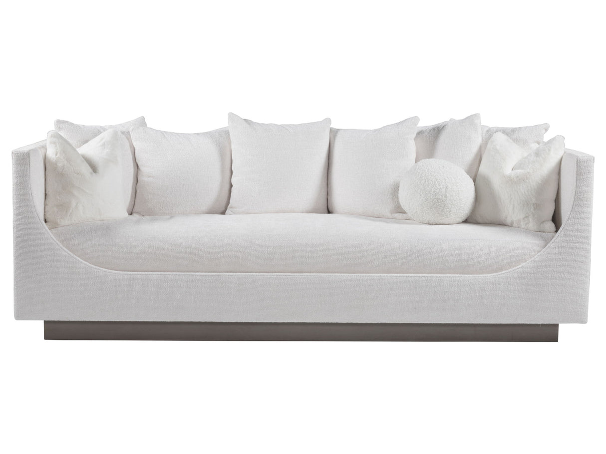 Artistica Upholstery - Claudette Bench Seat Fabric Sofa - White