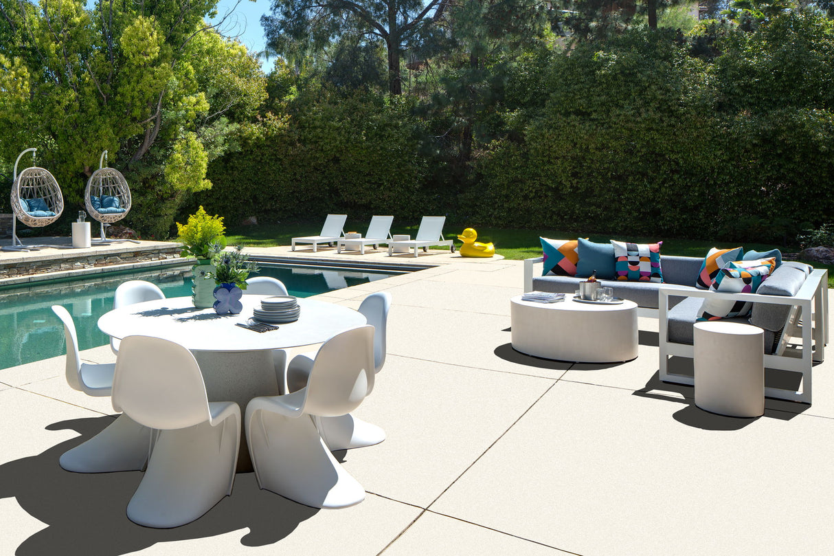 Newport - Adjustable Sling Chaise - White