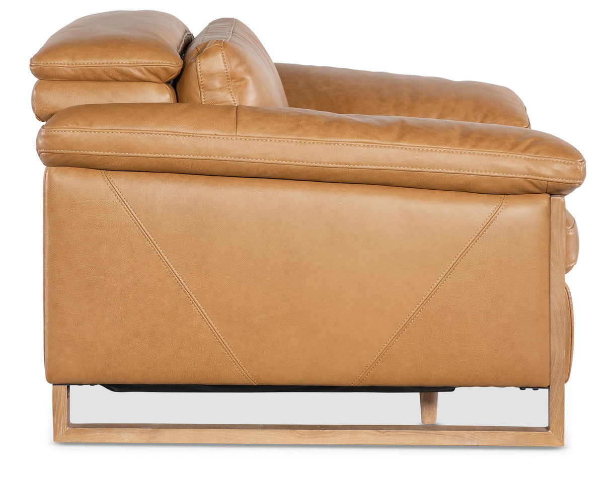 Jericho - Power Recliner With Power Headrest - Brown