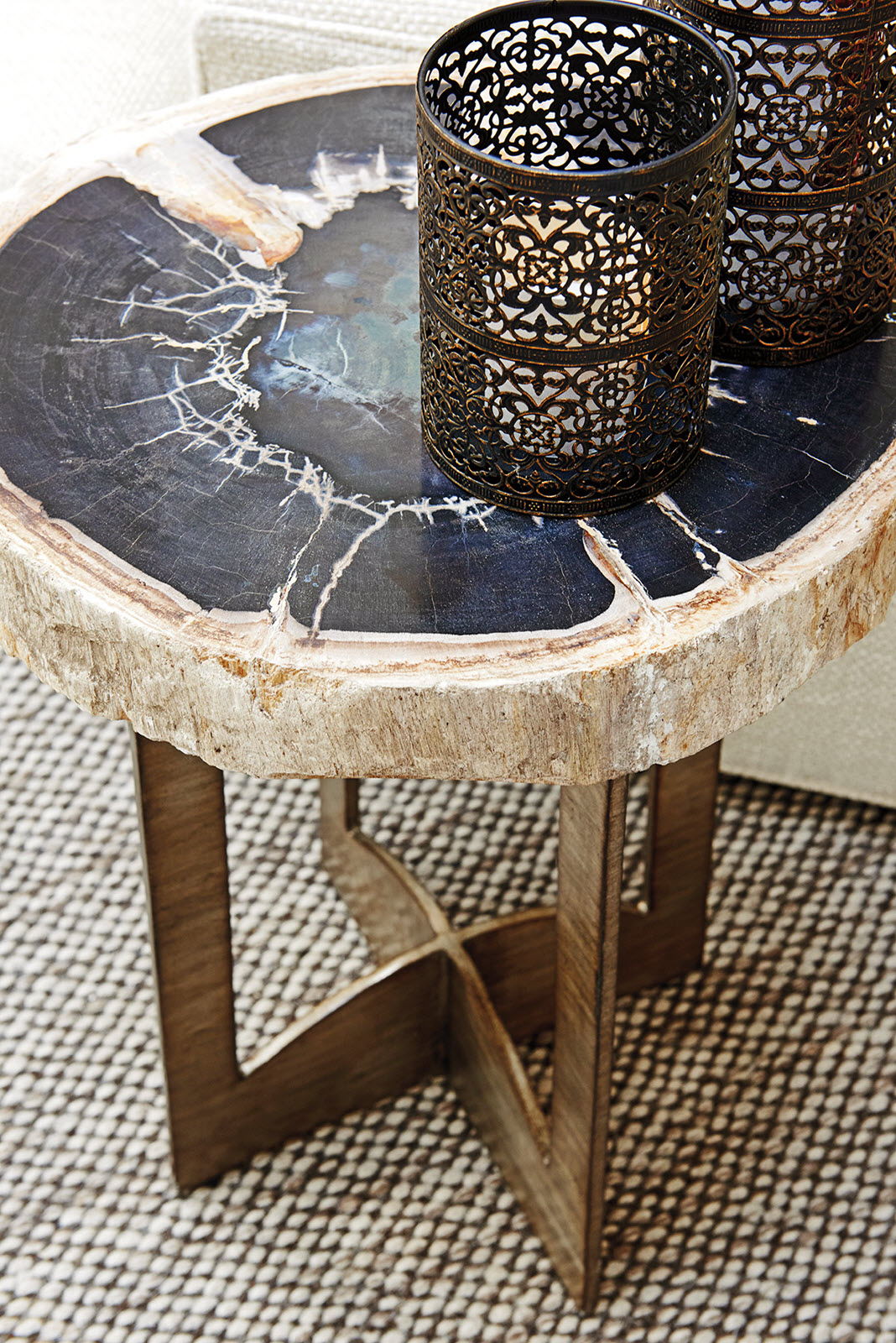 Laurel Canyon - Cross Creek Accent Table - Gray