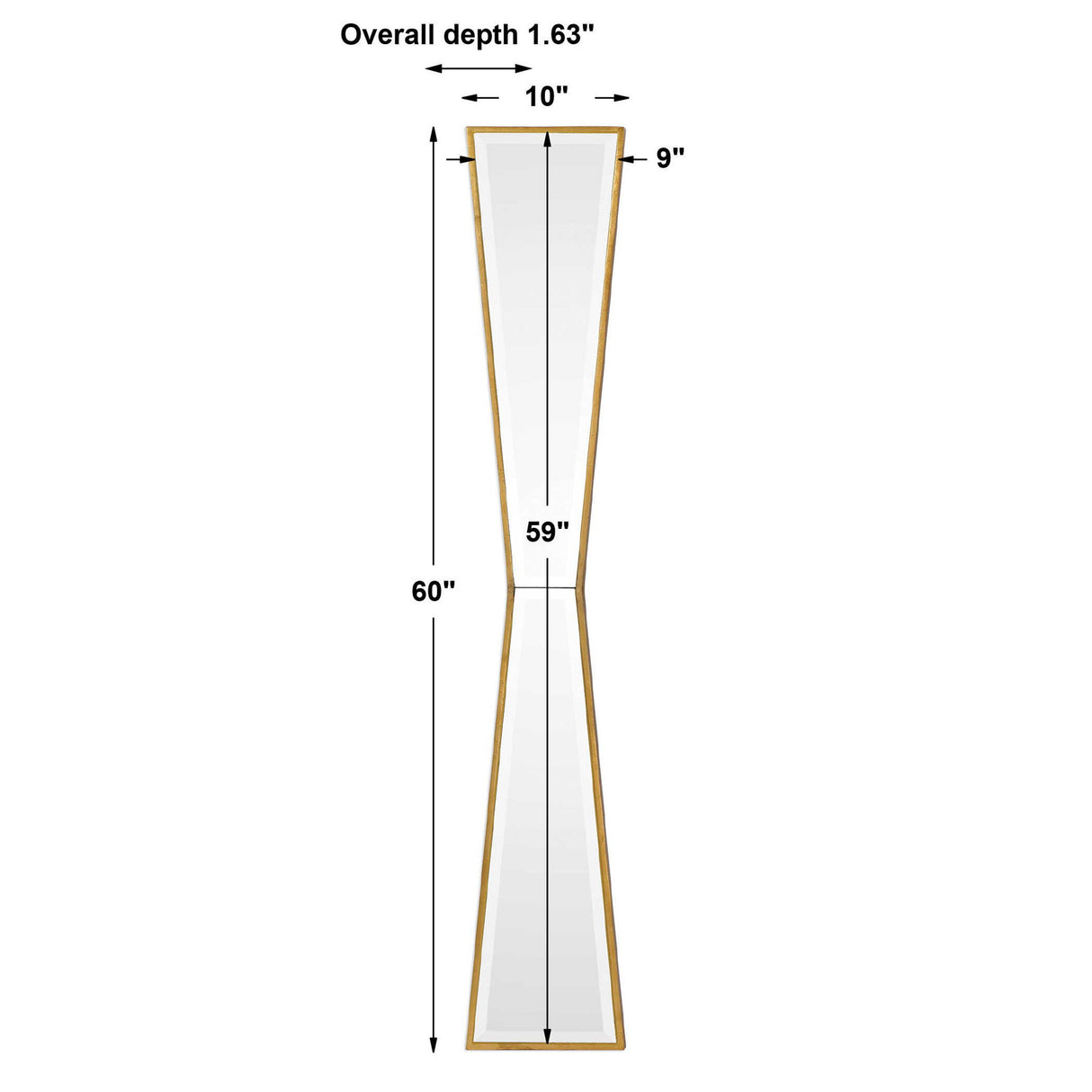 Corbata - Mirror - Gold