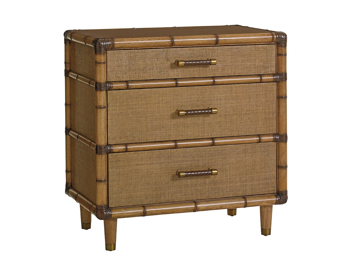 Twin Palms - Parrot Cay Nightstand - Light Brown