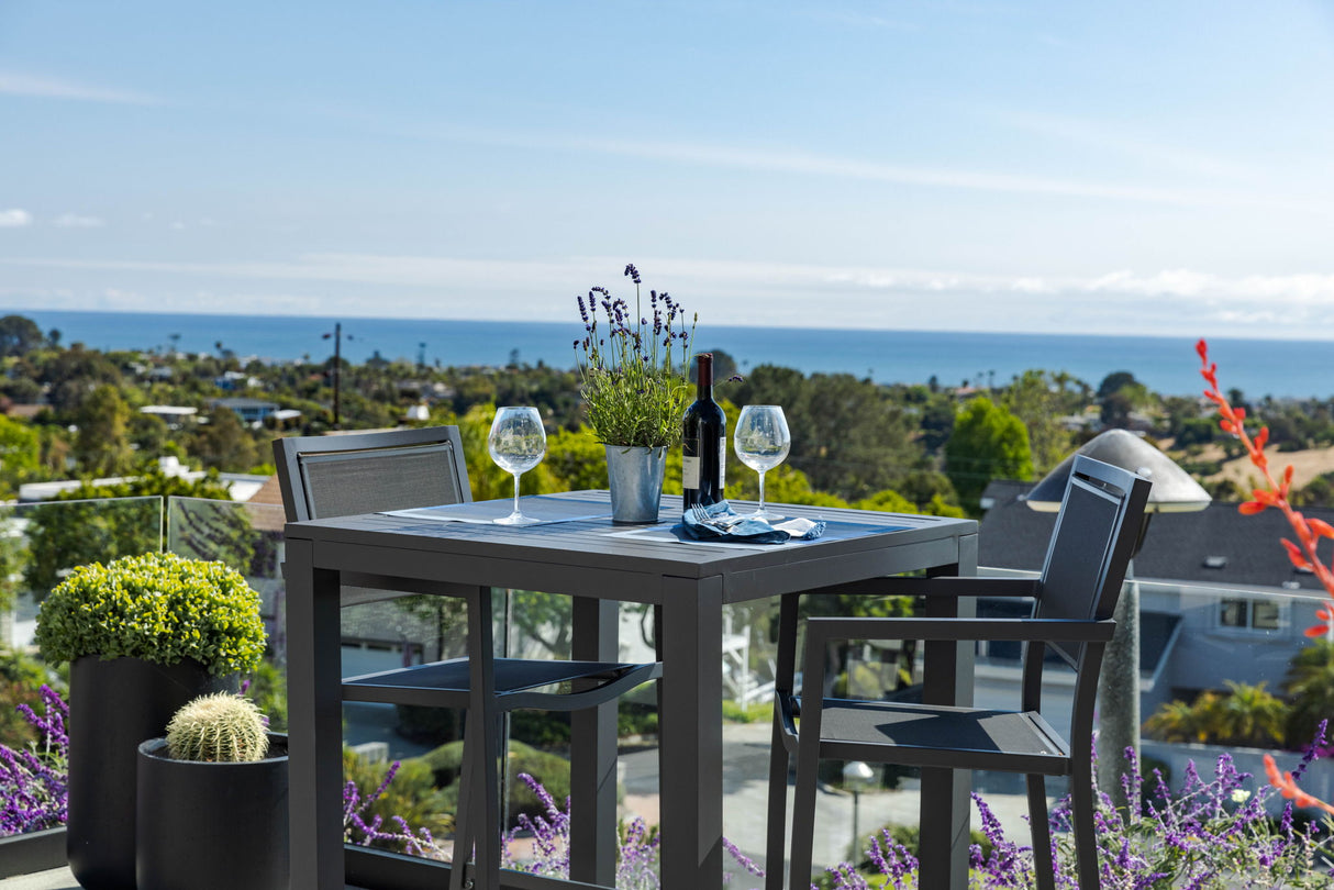 Vegas - Sling Bar Stool - Graphite