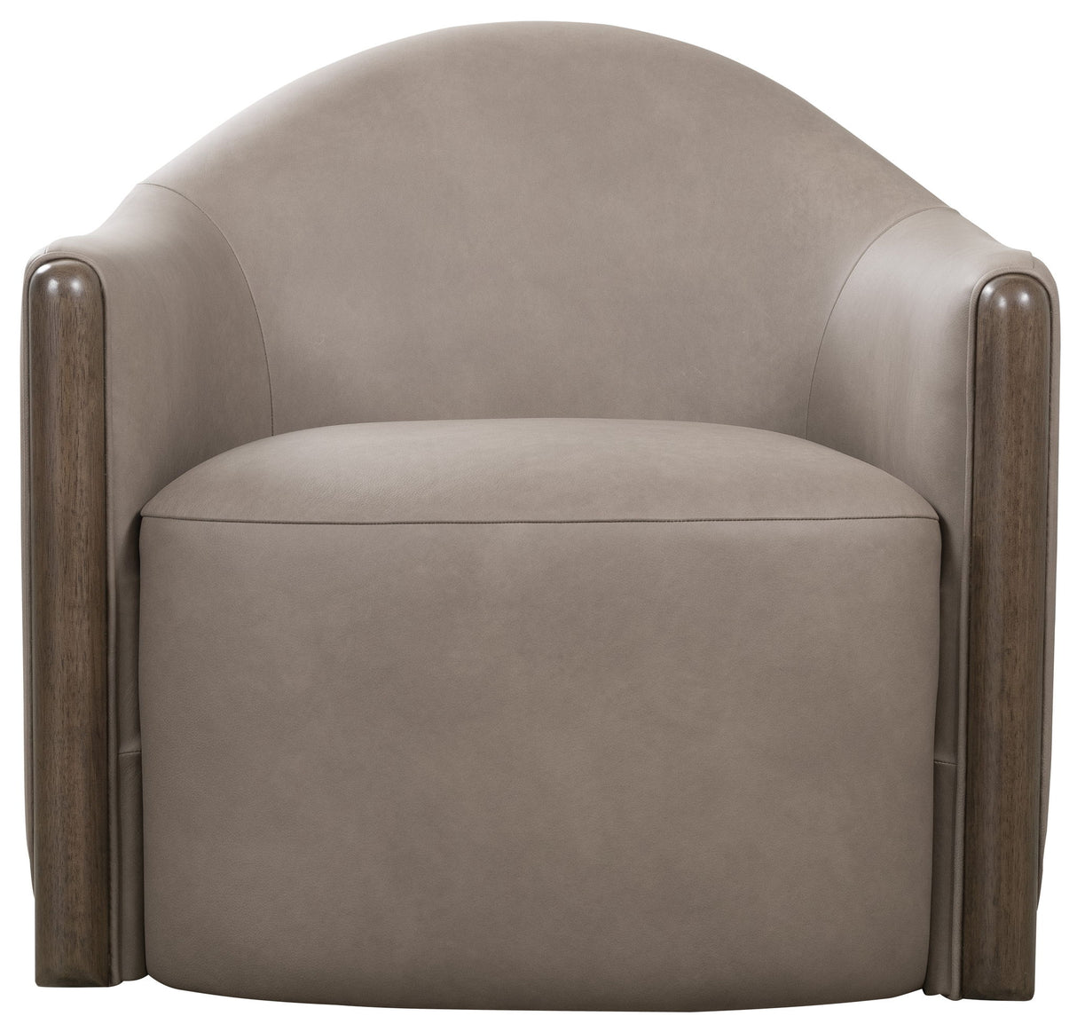 Cora - Swivel Chair - Gray / Brown