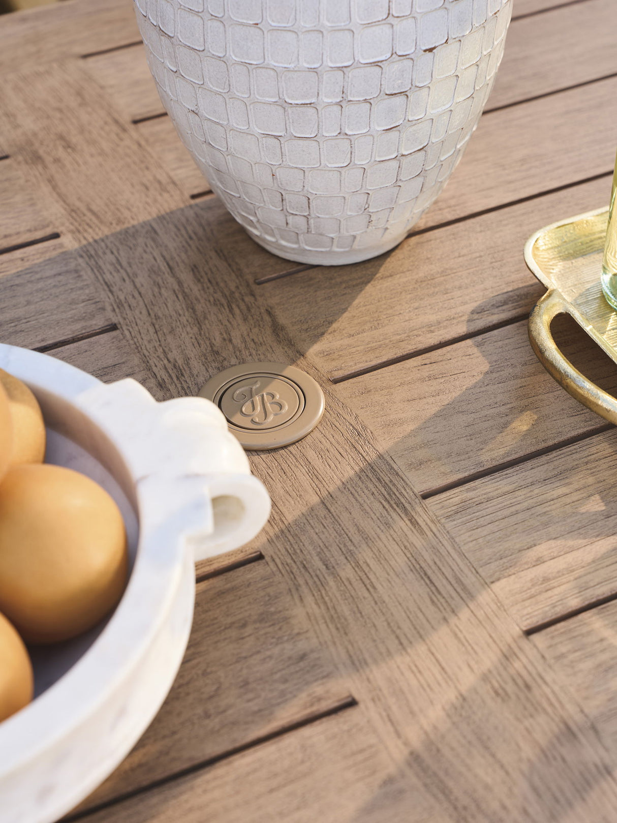 Isle Of Palms - Teak Rectangular Dining Table - Light Brown