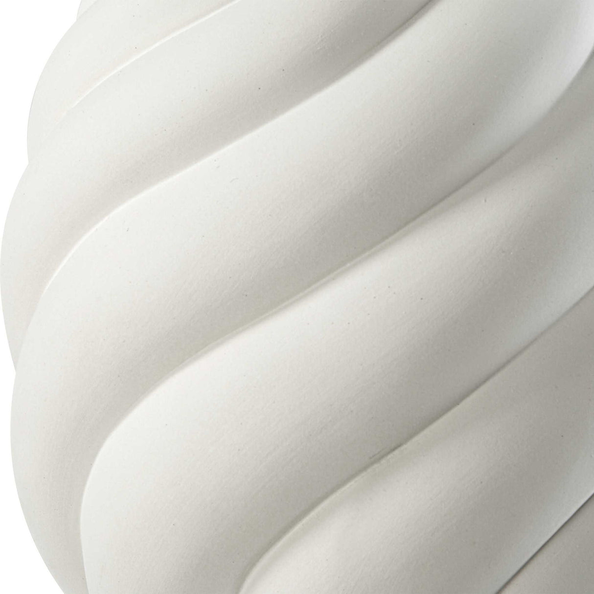 Twisted Swirl - Table Lamp - White