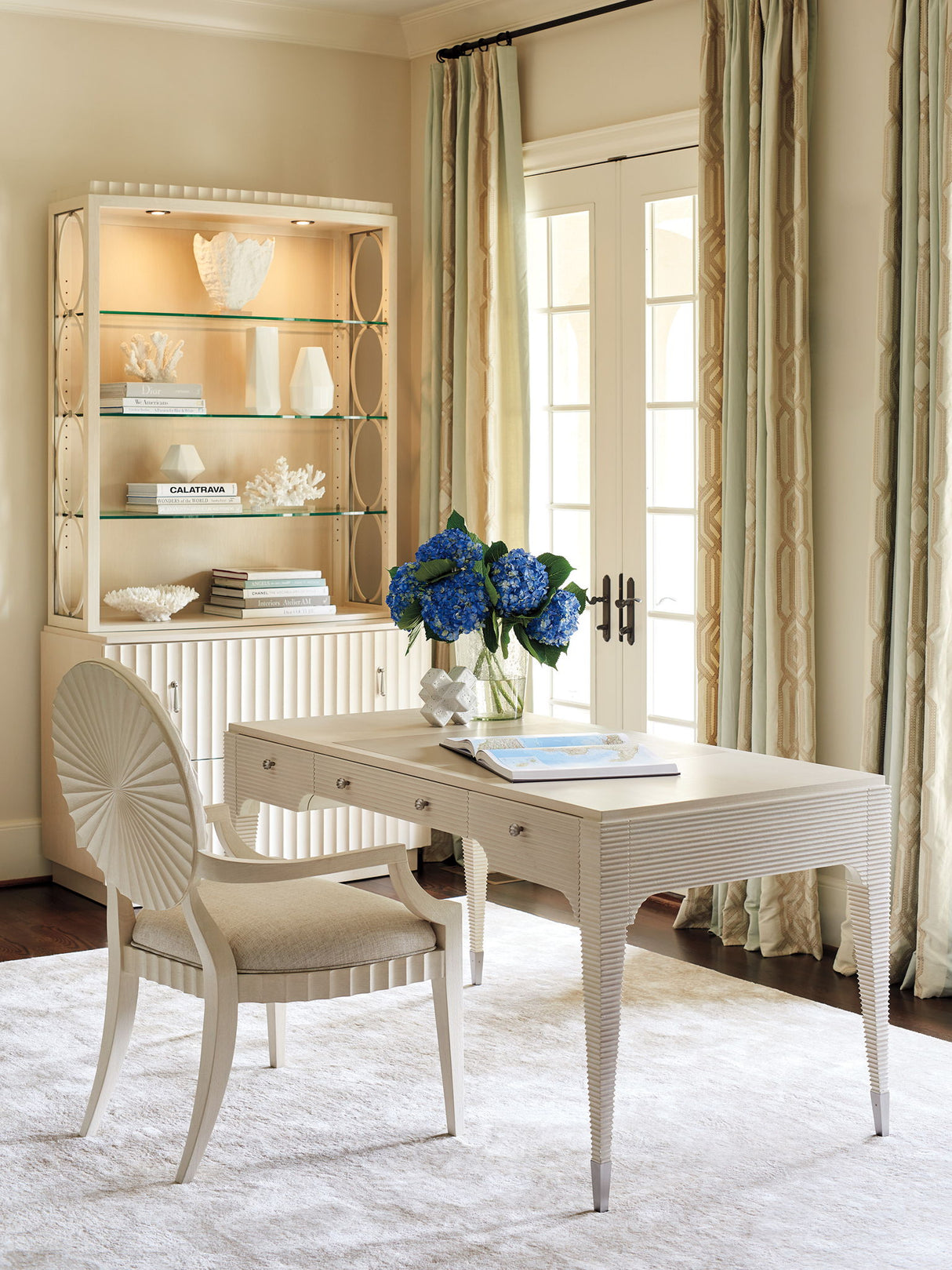 Cascades - Roslyn Writing Desk - Beige