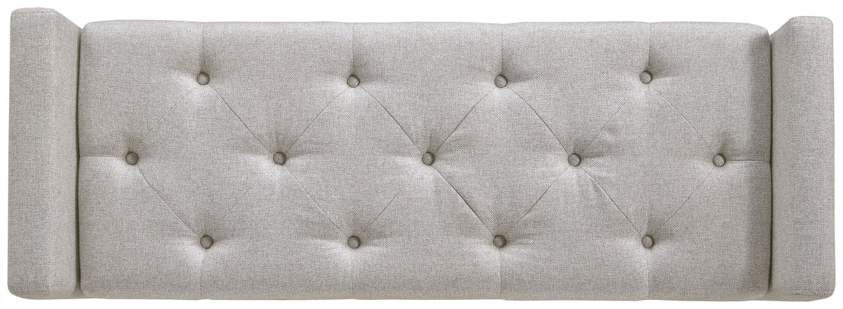 Briarson - Storage Bench - Beige / Brown