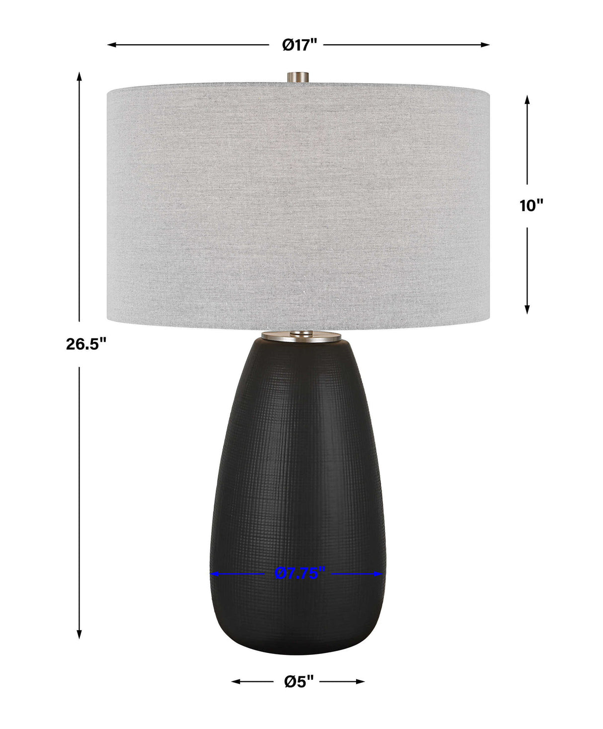 Twilight - Table Lamp - Satin Black