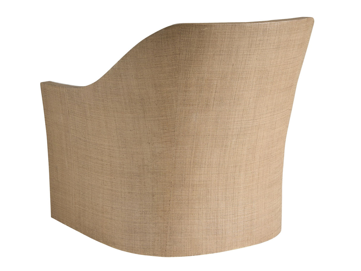 Key Biscayne - South Pointe Swivel Chair - Light Brown / Beige