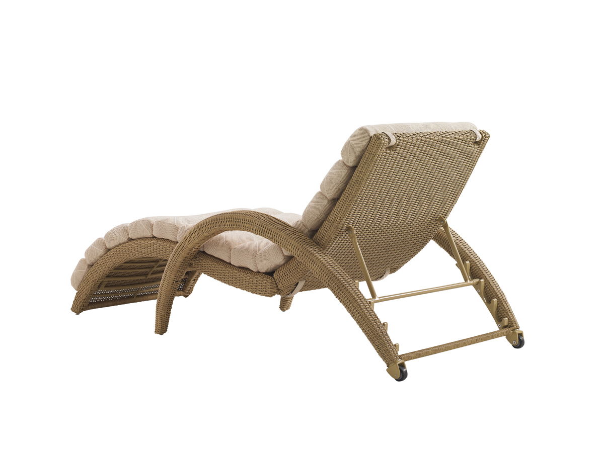 Aviano - Chaise Lounge - Light Brown / Beige