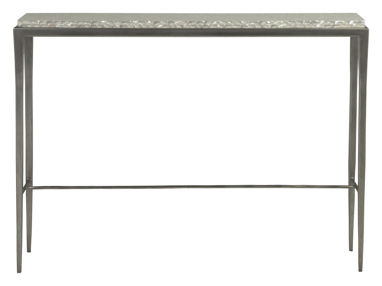 Signature Designs - Brilliante Shallow Console - Dark Gray