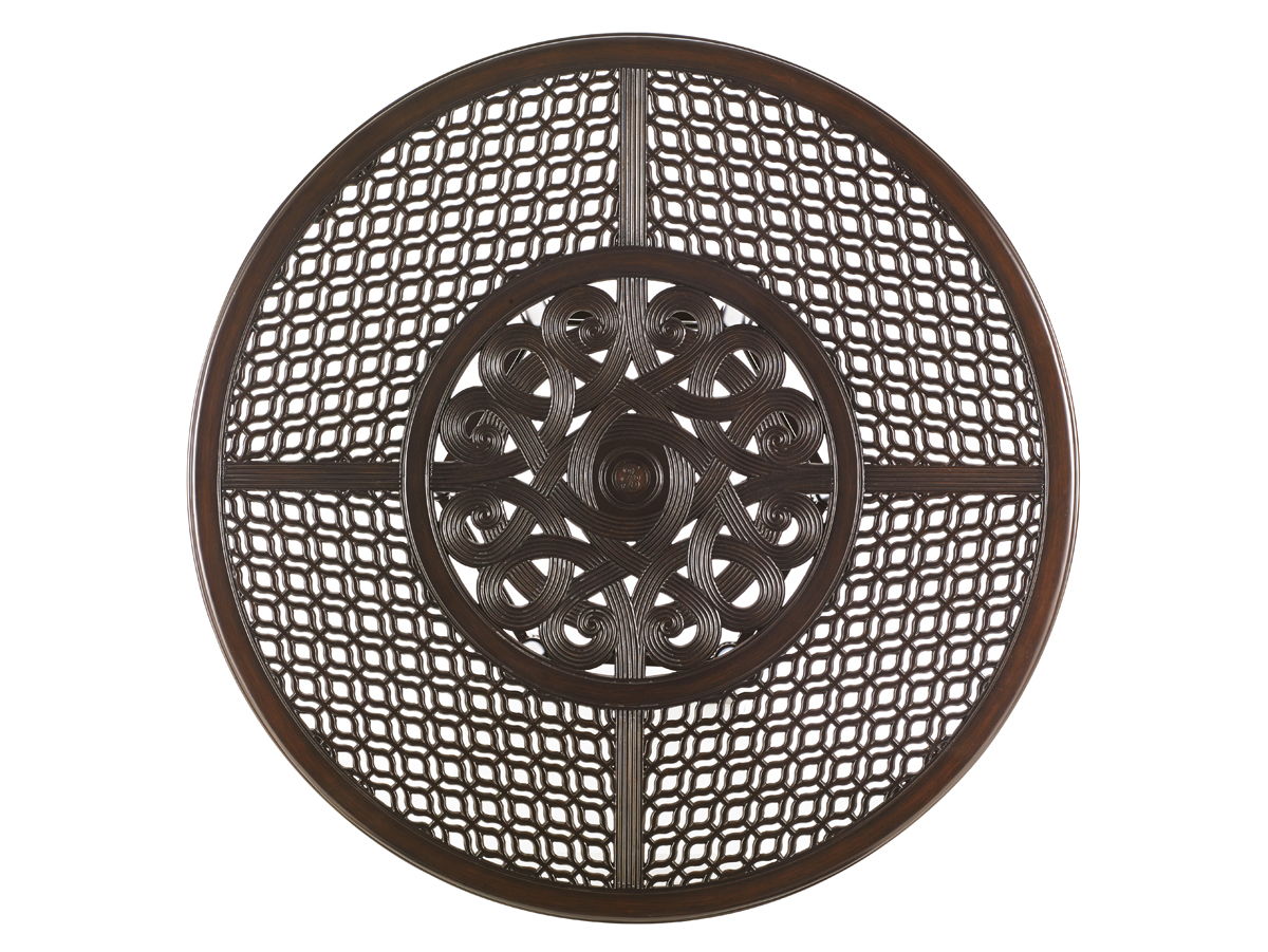 Royal Kahala Black Sands - Dining Table With Cast Top - Dark Brown