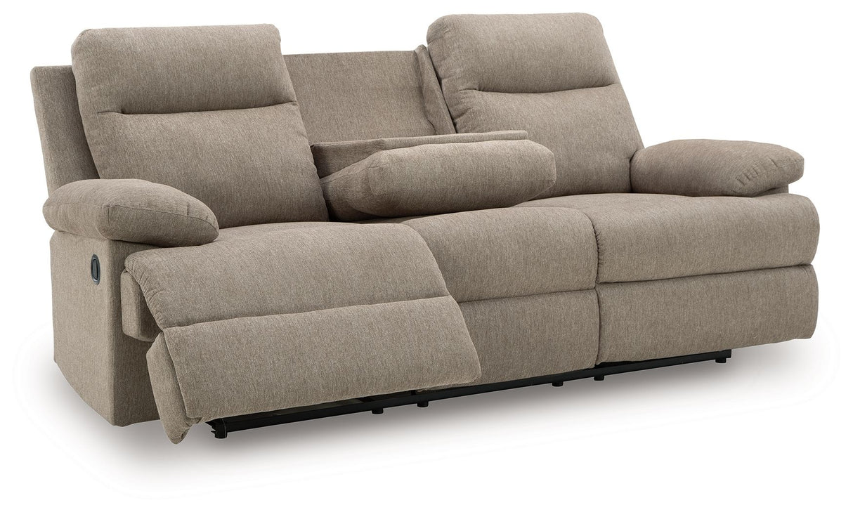 Side-Swipe - Reclining Sofa With Drop Down Table