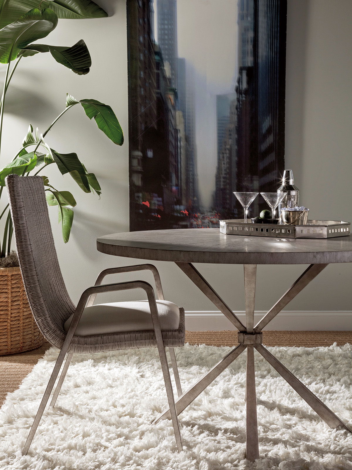 Signature Designs - Iteration Round Dining Table - Dark Gray