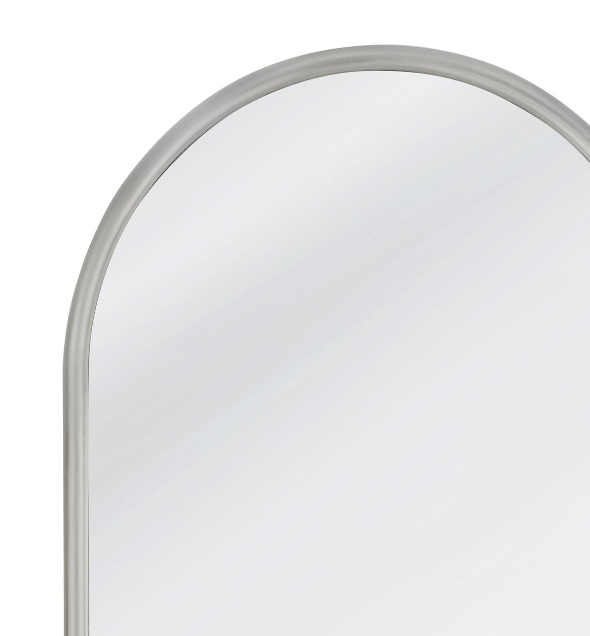 Malia - Floor Mirror - Pearl Silver