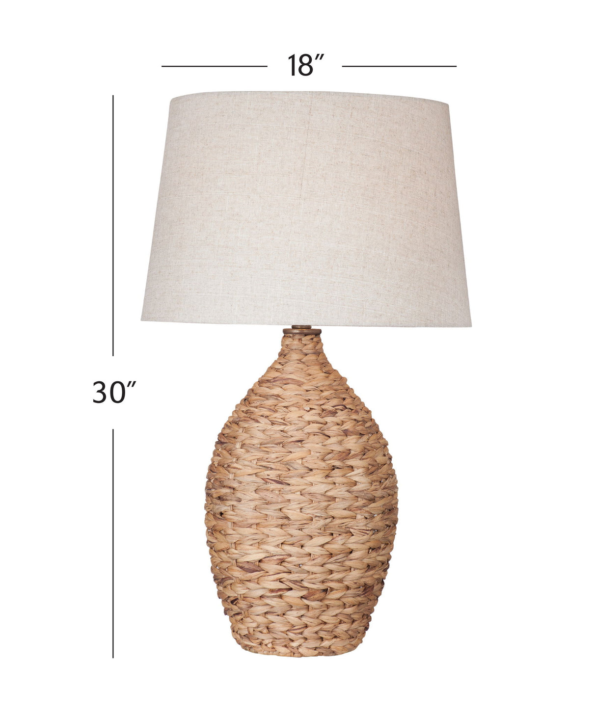 Kingston - Table Lamp - Natural / White